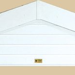 Garage facias, cladding and soffits PVCU white