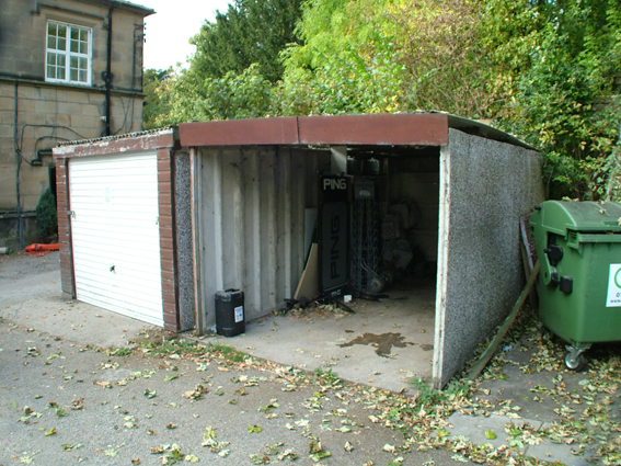 Garage before refurb